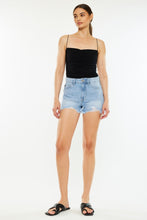 Load image into Gallery viewer, Kancan Raw Hem Distressed High Waist Denim Shorts