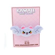 Load image into Gallery viewer, Kawaii Bat Plush Hair Clip: Pink