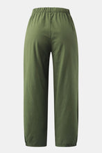 Load image into Gallery viewer, Full Size Elastic Waist Cropped Pants