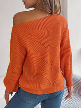 Load image into Gallery viewer, Openwork Long Sleeve Sweater