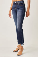 Load image into Gallery viewer, Risen Full Size Frayed Hem Cropped Straight Jeans