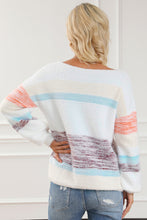 Load image into Gallery viewer, Striped Long Sleeve Sweater