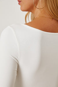 Ruched Long Sleeve T-Shirt