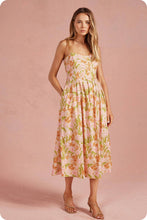 Load image into Gallery viewer, Bloom Meadow Sleeveless Pleat Midi Dress