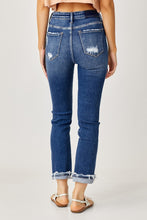 Load image into Gallery viewer, Risen Full Size High-Rise Frayed Cuffed Straight Jeans