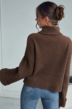 Load image into Gallery viewer, Turtleneck Long Sleeve Sweater