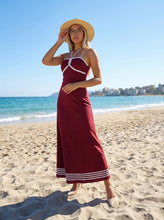 Load image into Gallery viewer, Rope-trim Maxi dress