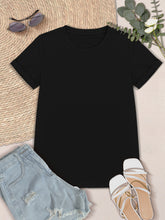 Load image into Gallery viewer, Round Neck Short Sleeve T-Shirt