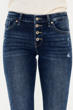 Load image into Gallery viewer, Kancan Mid Rise Button Fly Flare Jeans