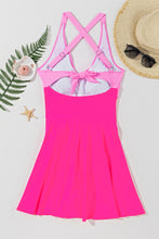 Load image into Gallery viewer, Crisscross V-Neck One-Piece Swimwear