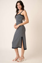 Load image into Gallery viewer, Mittoshop Contrast Striped Midi Cami Dress