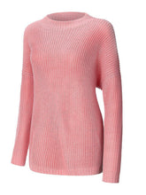 Load image into Gallery viewer, Round Neck Drop Shoulder Sweater