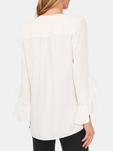 Load image into Gallery viewer, V-Neck Flounce Sleeve Blouse