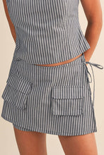 Load image into Gallery viewer, OPEN BACK WITH STRAP AND SKORT SET