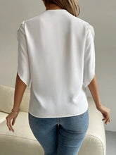 Load image into Gallery viewer, V-Neck Short Sleeve Blouse