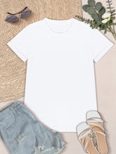 Load image into Gallery viewer, Round Neck Short Sleeve T-Shirt