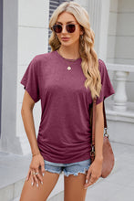 Load image into Gallery viewer, Round Neck Flutter Sleeve T-Shirt
