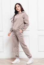 Load image into Gallery viewer, Drop Shoulder Long Sleeve Hoodie and Pants Set