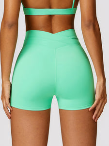 High Waist Active Shorts