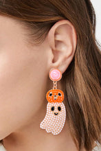 Load image into Gallery viewer, Halloween Ghost Shape Dangle Earrings