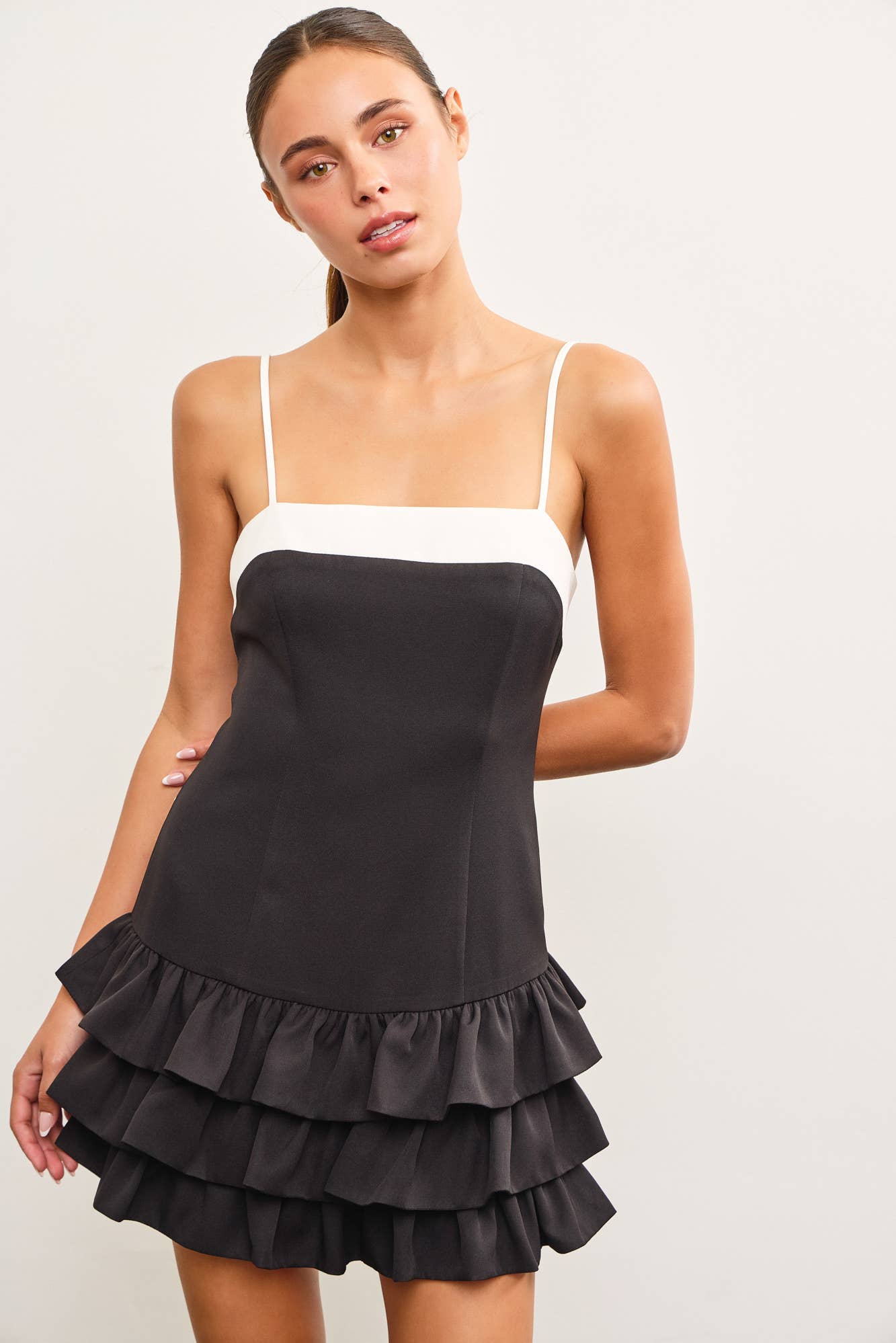 *SALE*  Layered cami ruffle dress