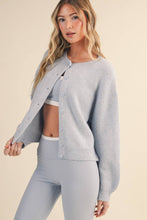 Load image into Gallery viewer, Knit Button Up Cardigan Sweater