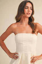 Load image into Gallery viewer, PEPLUM TUBE TOP AND SHORTS