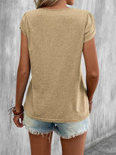 Load image into Gallery viewer, Cutout Petal Sleeve T-Shirt