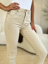 Load image into Gallery viewer, Judy Blue Full Size Garment Dyed Tummy Control Skinny Jeans