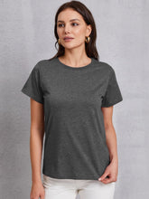 Load image into Gallery viewer, Round Neck Short Sleeve T-Shirt