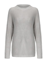 Load image into Gallery viewer, Round Neck Drop Shoulder Sweater