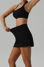 Load image into Gallery viewer, Halter Neck Tank and Slit Skirt Active Set