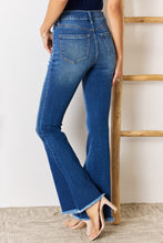 Load image into Gallery viewer, Kancan High Rise Raw Hem Flare Jeans