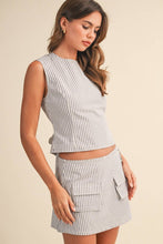Load image into Gallery viewer, OPEN BACK WITH STRAP AND SKORT SET