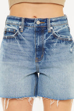 Load image into Gallery viewer, Kancan Full Size Raw Hem High Waist Denim Shorts