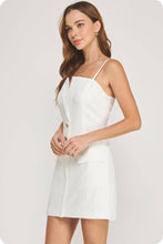 Load image into Gallery viewer, Tailored Button Front Lapel Mini Dress