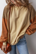 Load image into Gallery viewer, Color Block Long Sleeve Sweatshirt