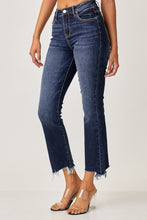 Load image into Gallery viewer, Risen Full Size Frayed Hem Cropped Straight Jeans