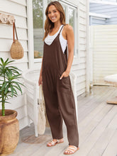 Load image into Gallery viewer, V-Neck Spaghetti Strap Jumpsuit