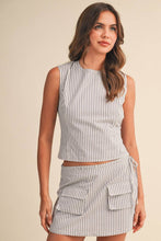Load image into Gallery viewer, OPEN BACK WITH STRAP AND SKORT SET