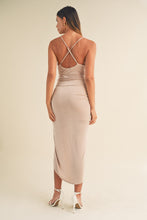 Load image into Gallery viewer, Mable Draped Detail Cami Midi Dress