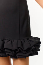Load image into Gallery viewer, Puffy Ruffled Tube Mini Dress with Lining Short Ins: Pink / M