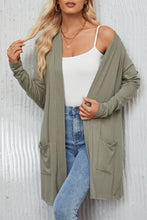 Load image into Gallery viewer, Open Front Long Sleeve Cardigan