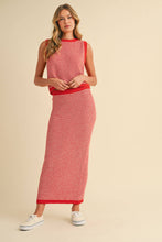 Load image into Gallery viewer, SWEATER SLEEVELESS TOP AND MAXI PENCIL SKIRT SET