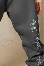 Load image into Gallery viewer, Simply Love Full Size SKELETON Graphic Sweatpants