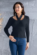 Load image into Gallery viewer, Halter Neck Long Sleeve Sweater