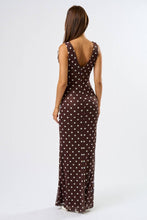 Load image into Gallery viewer, Chic Mesh Polka Dot Maxi Dress