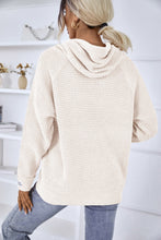 Load image into Gallery viewer, Drawstring Long Sleeve Hooded Sweater