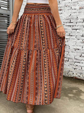 Load image into Gallery viewer, Printed Elastic Waist Maxi Skirt