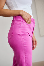 Load image into Gallery viewer, RFM Crop Chloe Full Size Tummy Control High Waist Raw Hem Jeans